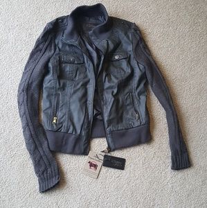 Ci Sono faux leather jacket